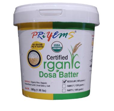 Priyems Certified Organic Dosa Batter MirchiMasalay