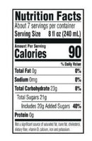 The Nutrition Facts of Quice Guava Fruit Drink Small