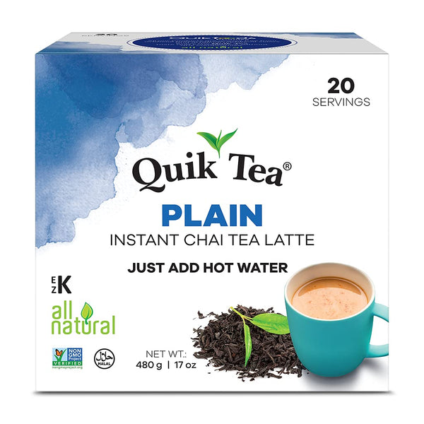 Quick Tea Plain Instant Chai 20 Pouches