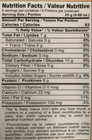 The Nutrition Facts of Radhuni Haleem Mix 