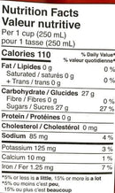 The Nutrition Facts of Rubicon Pomegranate