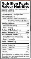 The Nutrition Facts of Shan Garlic Pickle 
