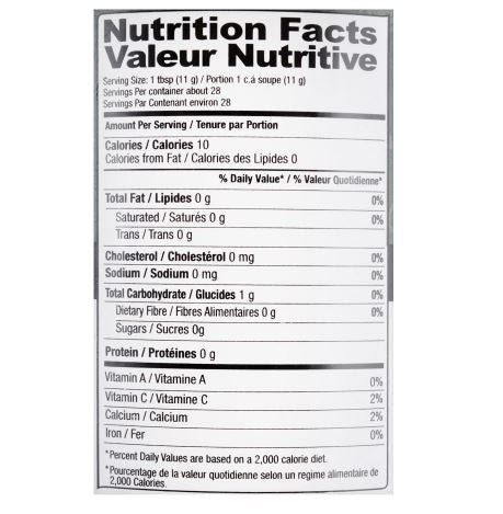 The Nutrition Facts of Shan Ginger Garlic Paste 