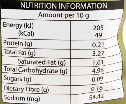 The Nutrition Facts of This is the Nutrition of Slanty (Vegetable).