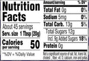 The Nutrition Facts of Smucker's Jelly Concord Grape Small