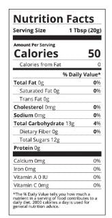 The Nutrition Facts of Smucker's Strawberry Jelly