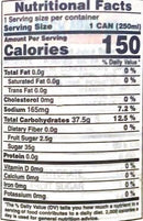 The Nutrition Facts of Sosyo Mixed Fruit