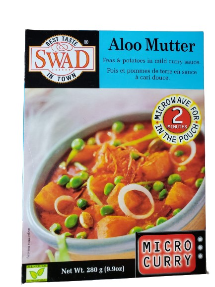 Swad Aloo Mutter Micro-Curry MirchiMasalay