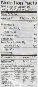 The Nutrition Facts of Swad Blackeye Peas 