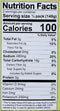 The Nutrition Facts of Swad Chana Masala Micro-Curry 