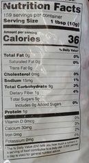 The Nutrition Facts of Swad Green Mukhwas Large 
