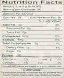 The Nutrition Facts of Swad Javentri Whole 