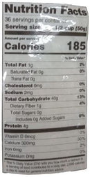 The Nutrition Facts of Swad Parboiled Rice