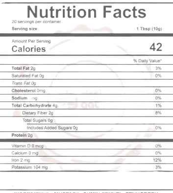 The Nutrition Facts of Swad Panch Puran 