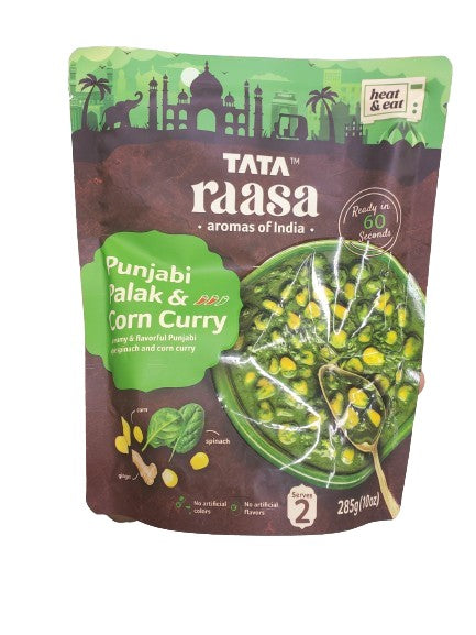 TATA Raasa Punjabi Palak & Corn Curry