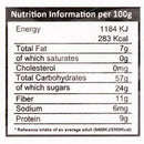 The Nutrition Facts of Tulsi Classic