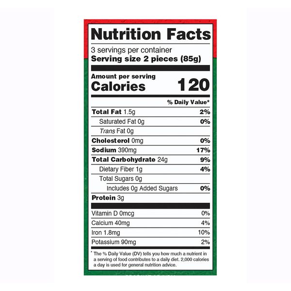 The Nutrition Facts of Udupi Idli (6pcs) 