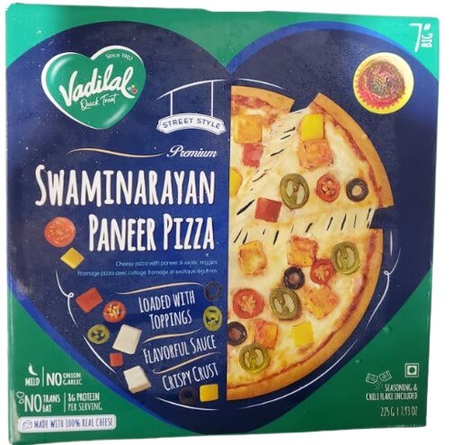 Vadilal Swaminarayan Paneer Pizza