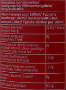 The Nutrition Facts of Vimto Sparkling Fruit Flavoured Drink 330 ml x 24 pack