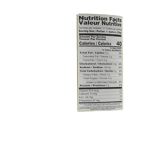 The Nutrition Facts of Ziyad Hummus 