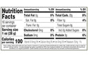 The Nutrition Facts of Ziyad Red Burghul Wheat Large