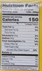 The Nutrition Facts of Ziyad Sahlab Middle Eastern Pudding