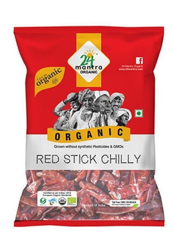 24 Mantra Organic Red Stick Chilly MirchiMasalay