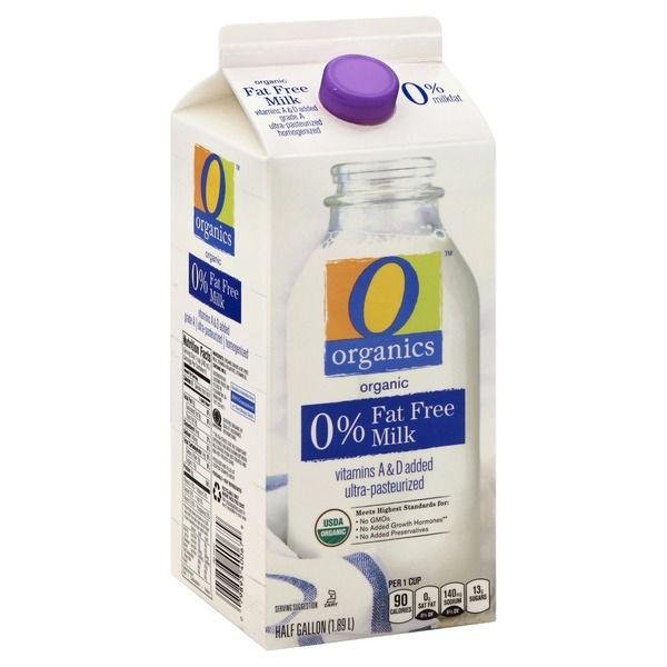 O Organics Milk, Fat Free, 0% Milk | MirchiMasalay