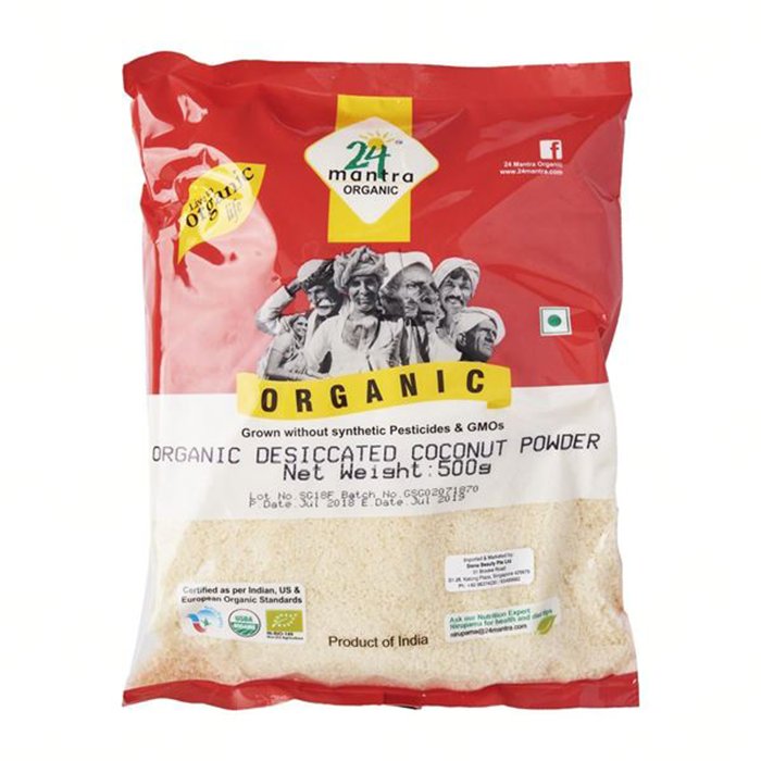 24 Mantra Organic Brown Coconut Powder MirchiMasalay