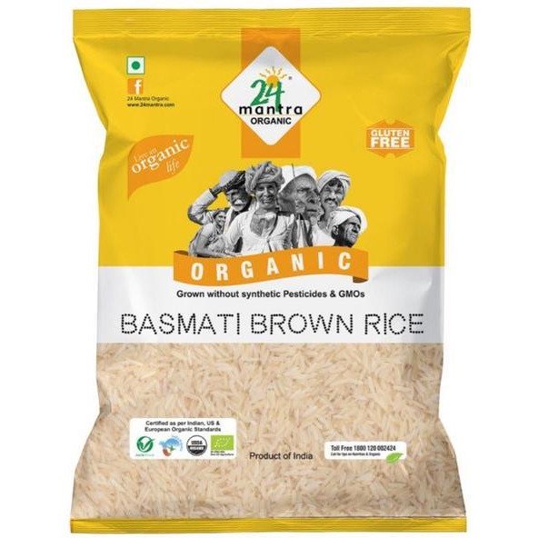24 Mantra Organic Basmati  Brown Rice Large MirchiMasalay