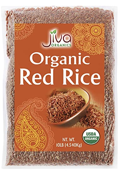 Jiva Organic Red Rice Large MirchiMasalay