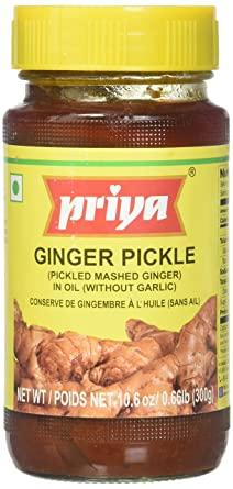 Priya Ginger Pickle (Without Garlic) MirchiMasalay