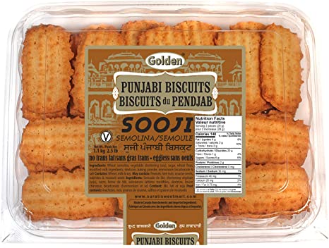 Punjabi Biscuits - Sooji MirchiMasalay