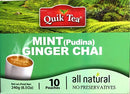 Quick Mint Ginger Chai (10 pouches) MirchiMasalay