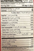 The Nutrition Facts of Aachi Jaljeera Drink Mix 