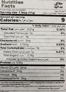 The Nutrition Facts of Ahmed Anar Dana 
