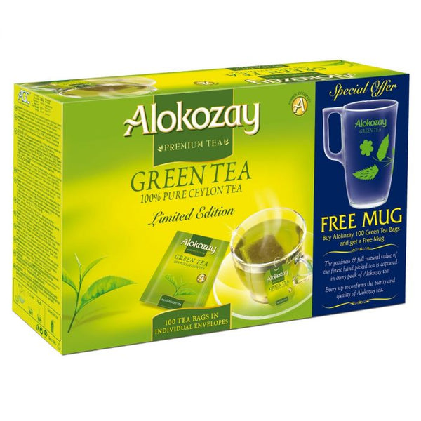 Alokozay Green Tea (100 T-bags) MirchiMasalay