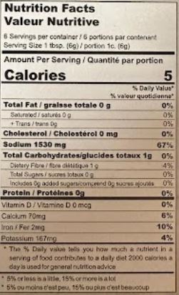 The Nutrition Facts of Banne Nawab's Haleem 