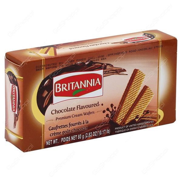 Britannia Chocolate Flavored Cream Wafers MirchiMasalay