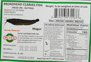 The Nutrition Facts of Broadhead Clarias Fish ( HEAD ON - GUTTED) 