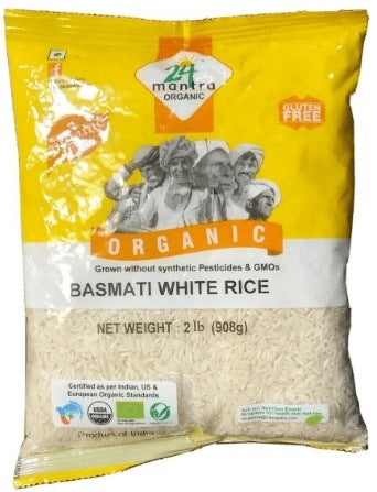 24 Mantra Organic Basmati White Rice MirchiMasalay