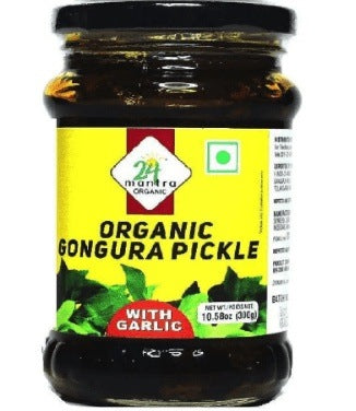 24 Mantra Organic Gongura Pickle MirchiMasalay