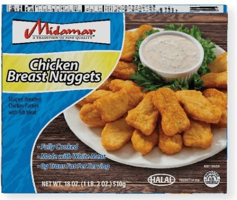 Midamar Halal Chicken Breast Nuggets | MirchiMasalay
