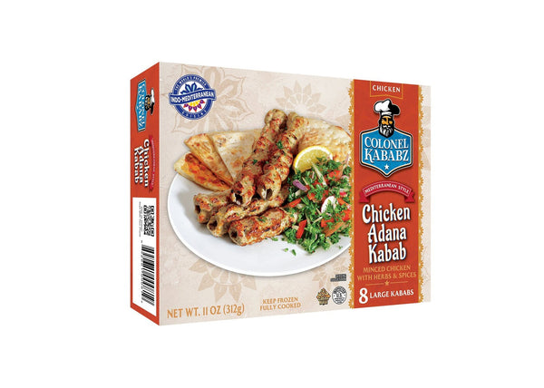 Colonel Kababz Chicken Adana Kabab (8pcs) | MirchiMasalay