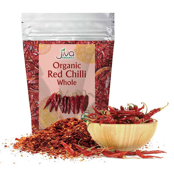 Jiva Organic Red Chilli Whole MirchiMasalay