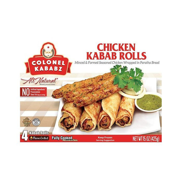Colonel Kababz Chicken Kabab Rolls | MirchiMasalay
