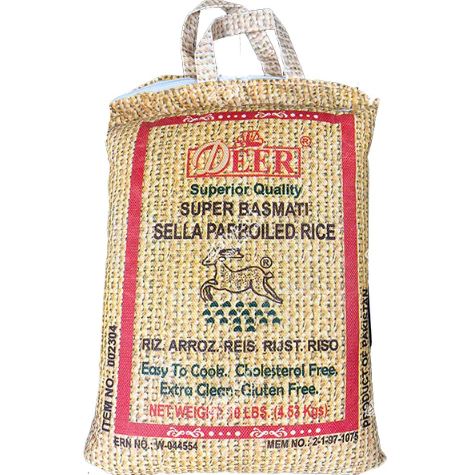 Deer Super Basmati Sella Rice 4 Bags MirchiMasalay