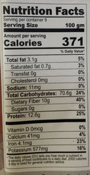 The Nutrition Facts of Jiva Organic Buck Wheat Flour 