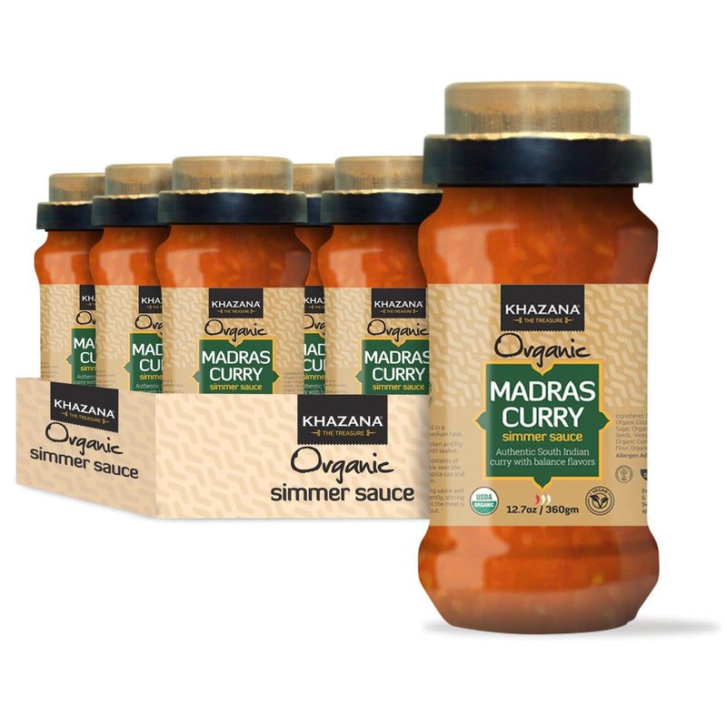 Khazana Organic Madras Curry Simmer Sauce ITU Grocers Inc.