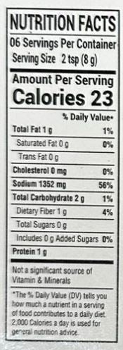 The Nutrition Facts of Lazzat Chicken Masala